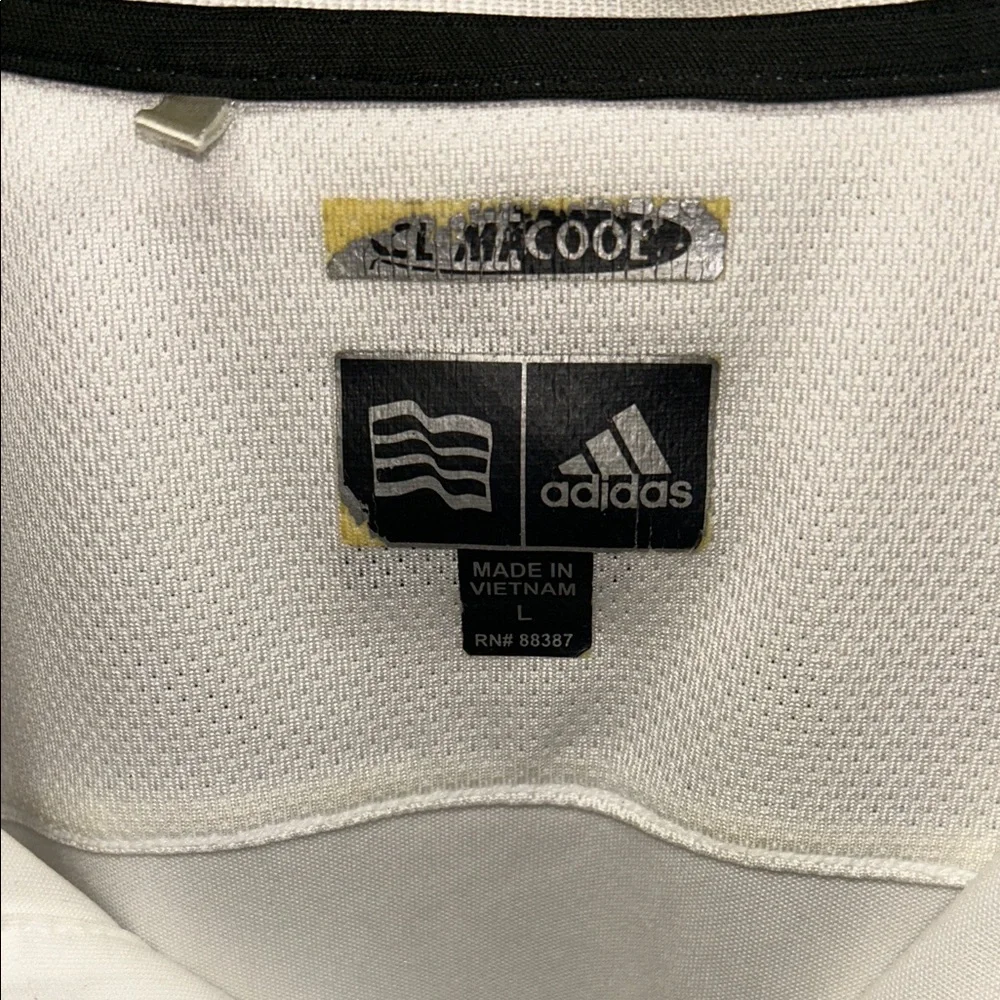 Adidas 2009 U.S. Senior Open Crooked Stick Classic White Polo with Black Trim- L